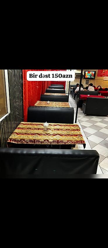 медицинская мебель бу: Kafe restoran üçün 7dest divan masa desti satılır bir *dest 150₼* bir — 1