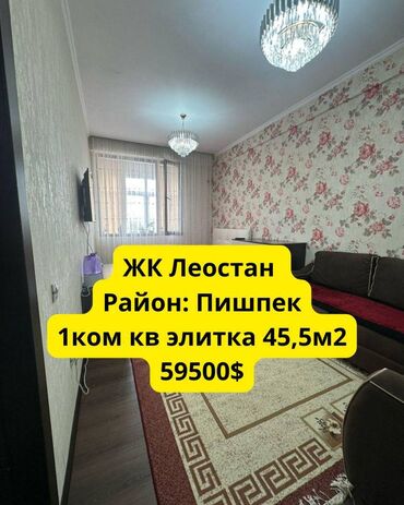 Продажа домов: 1 комната, 45 м², Элитка, 10 этаж, Евроремонт