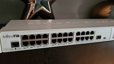 mikrotik бишкек: HUB Switch MikroTik CRS125-24G-1S-RM, 24 LAN 10/100/1000, with Atheros