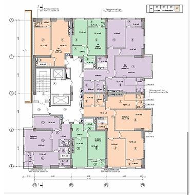 Батирлер: 3 бөлмө, 102 м², Түштүк Магистраль Элитка, 14 кабат, ПСО (өз алдынча бүтүрүү) — 1