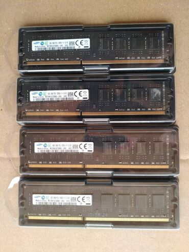 Оперативная память (RAM): Оперативная память, Новый, Samsung, 8 ГБ, DDR3, 1600 МГц, Для ПК