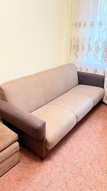 Диван раскладной, прямой, 3‑местный. - Тип: диван‑кровать, механизм
