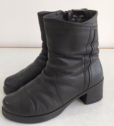 зимная обувь: Сапоги, 37, цвет - Черный, Выбрано