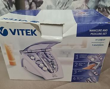 Gözəllik və estetika avadanlığı: VITEK VT-2208 VT manikür və pedikür dəsti - 9 ədəd nasadkalı — 3