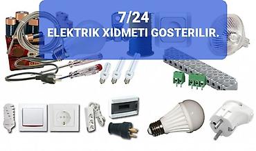 ищу электрика: Elektrik xidmətləri Şəhər 7/24 xidmet. Sumqayit Bakı Xidmətin növü — 1