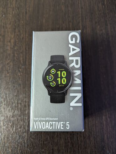 Наручные часы: Продаю часы Garmin Vivoactive 5. 
Абсолютно новые. Цвет черный
