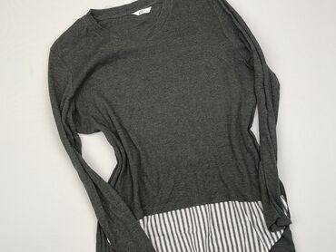 szara bluzki z długim rekawem: Tunika, Pepco, XL, stan - Dobry