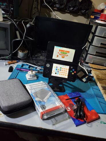 нинтенда: New Nintendo 3DS, прошитая, 128 ГБ. Установлена прошивка luma,FBI для