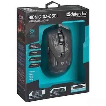 Kompjuterski miševi: Defender Bionic GM-250L žični gejming miš - Optički senzor sa — 19