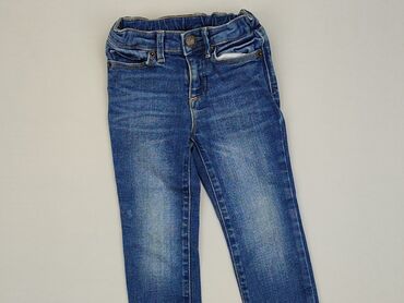 jeansy mom z przetarciami: Spodnie jeansowe, GAP Kids, 2-3 lat, 98, stan - Bardzo dobry