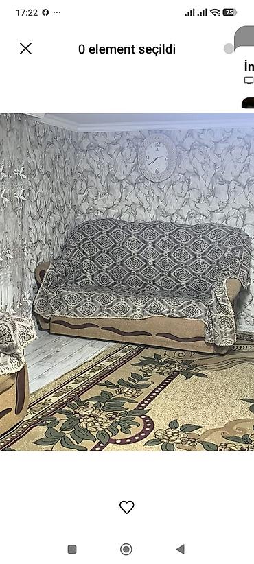 stol stul desti satilir: Qonaq otağı dəsti – 3 hissə: - 1 ədəd 3 nəfərlik divan - 2 ədəd kreslo — 1