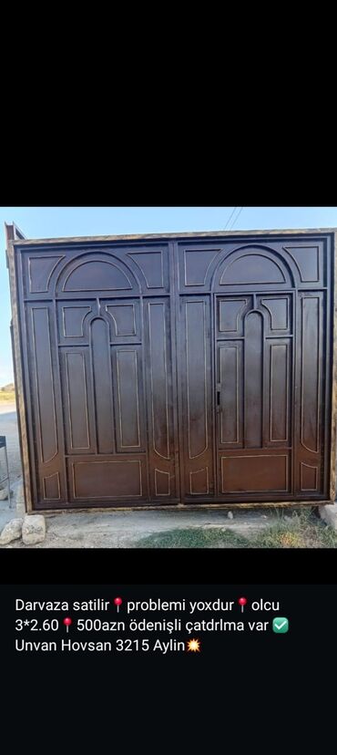 Otaq qapıları: *gülü1* Darvaza *500₼*
Ölçü:260/3
☑️Hövsan (32/15)