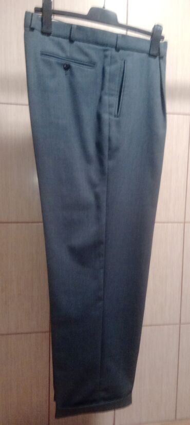 stradivarius kozne pantalone: Trousers color - Grey