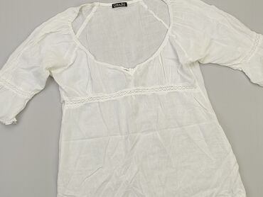białe bluzki z haftem angielskim: Блуза жіноча, M, стан - Хороший