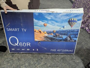 Телевизоры: Продаю телевизор, диагональ 43" дюйма, Smart tv, android, модель Q60R