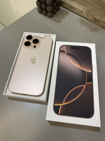 Apple iPhone: IPhone 16 Pro, 128 GB, Desert Titanium