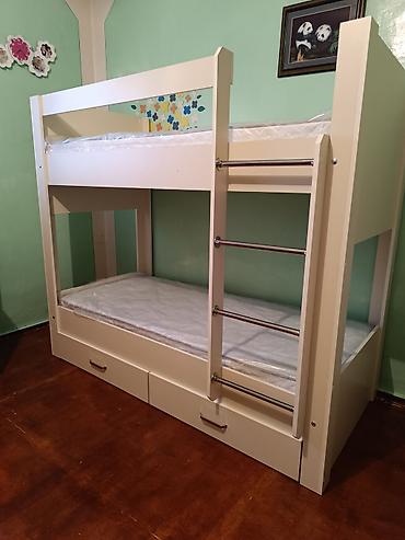 Oğlan və qız üçün, Yeni, Çarpayı, Matras ilə, Siyirməli, Laminat — 3