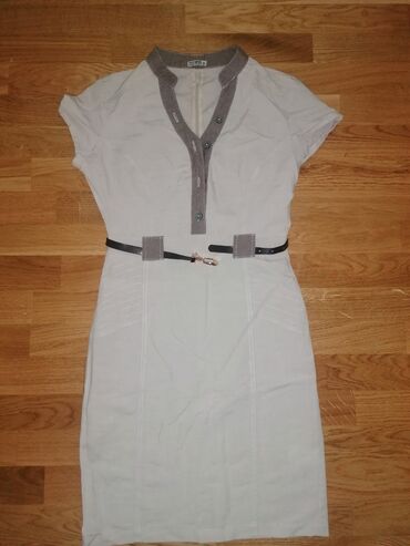 haljina blind date: M (EU 38), bоја - Bela, Drugi stil, Kratkih rukava