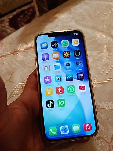iphone 11 telefon: IPhone 12 Pro Max, 128 GB, Qızılı, Face ID — 3