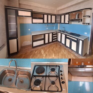 sumqayıtda kirayə həyət evləri: Metbex mebeli .450azn. ölçü 4/3. üzerinde qaz moyka aspiratör verilir