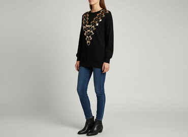 Swetry: Sweter damski, rozmiar L