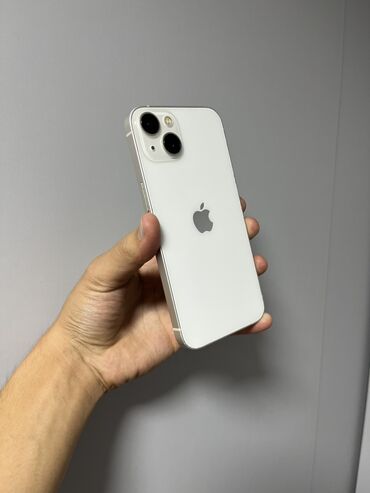 ipod touch 7: IPhone 13, Колдонулган, 128 ГБ, Ак, Коргоочу айнек, Каптама, 86 %