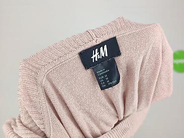 sweter jedwab: H&M, Golf damski, rozmiar M — 4