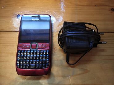 nokia adaptor: Nokia E63 rəng - Qırmızı | Düyməli