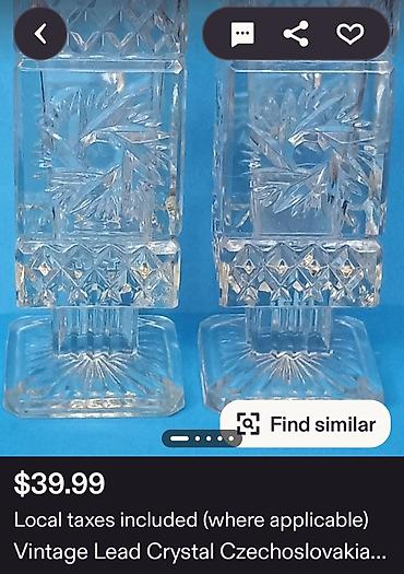 Vaze i saksije: Vaza nova kristal Bohemija iz 70ih. Vaza kristal,rucna obrada,gravura — 5