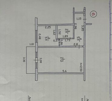 центральная мечеть: 1 комната, 32 м², 104 серия, 2 этаж, Старый ремонт