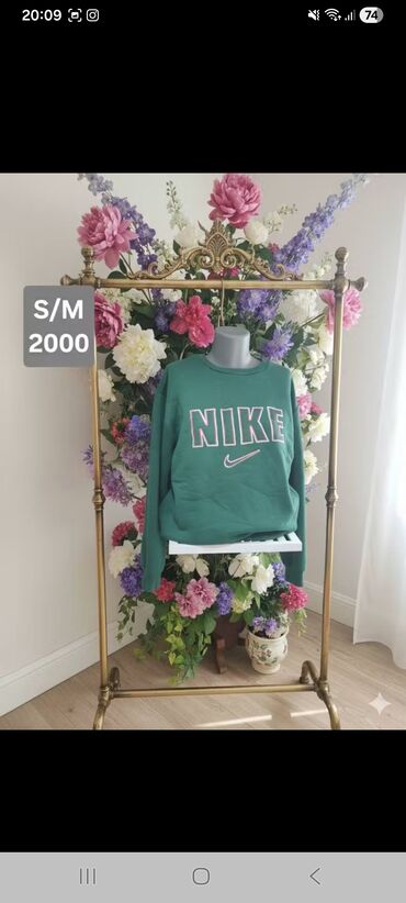 Trenerke: Komplet, M, Nike, bоја - Crna, Pamuk — 6