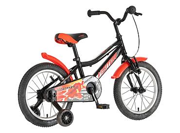 scott srbija: Bicikl kids Visitor Redstriker 16" 9" V-brake + kontra, crno-crveni — 3