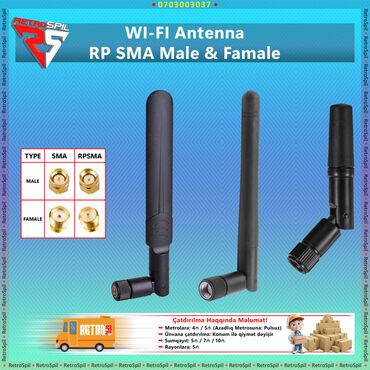 rtx 4070 ti qiymeti: İnternet Wifi Antenna Router Modem və Kompüter üçun və digər Aparatlar