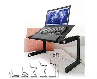 Druga oprema za računare i laptopove: Podesivi aluminijumski stalak/stočić za laptop - Višenamenski dizajn — 11