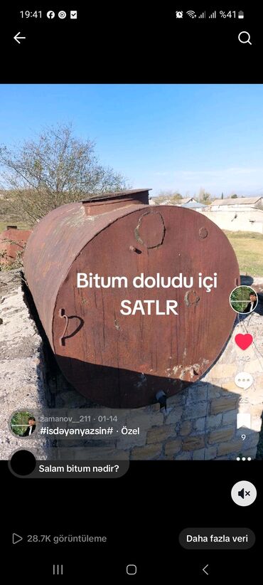 Baklar və çənlər: Bak, Metal