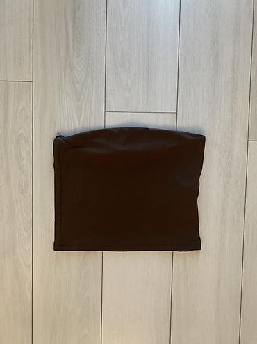 deri geyim: Qadınlar üçün crop top dəsti – 4 ədəd - Krem rəngli, nervürlü — 4