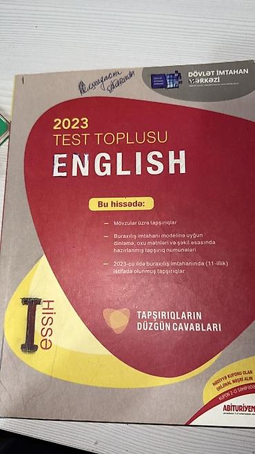 Тесты: Məhsul: DİM “English” Test Topluları – I və II hissə Təsvir: - Dövlət — 1