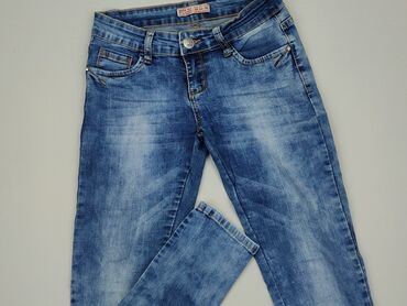 spódnice jeansowe niebieska: Jeansy, S, stan - Dobry