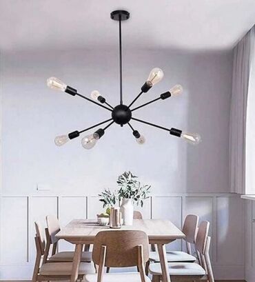 Çilçıraqlar: Çılçıraq, 10 və daha çox lampa, Metal