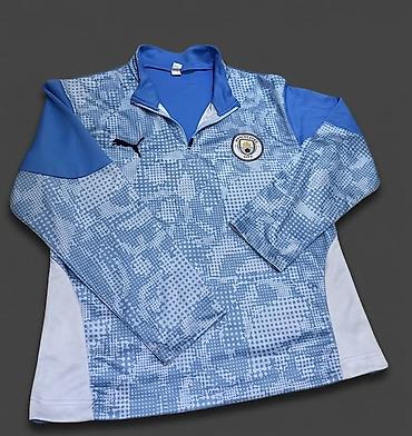 кофта s: Мужская толстовка, S, Puma, Новый, цвет - Голубой — 1