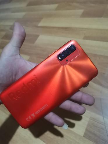 herbi telefon: Redmi 9T, 64 GB, rəng - Narıncı, Barmaq izi — 3