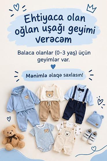 Dəstlər: Uşaq dəsti, Oğlan üçün, 2 - 3 yaş — 1