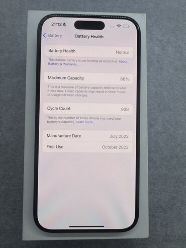 Apple iPhone: Apple iPhone iPhone 15 Pro, 512 GB, Blue Titanium, Otisak prsta, Face ID — 5