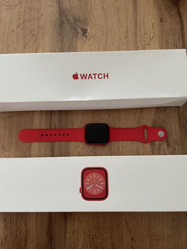 часы с калькулятором: Apple Watch Series 8 (41mm, RED, GPS) Продаю Apple Watch Series 8