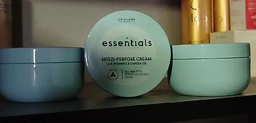 üz çistkası: Oriflame Essentials Multi-Purpose Cream – E vitamini və kanola yağı — 1