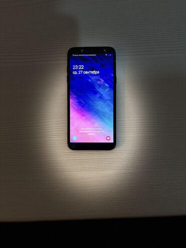 s6 samsung qiymeti: Samsung Galaxy A6, 32 GB, rəng - Qara, Sensor, Barmaq izi, İki sim kartlı