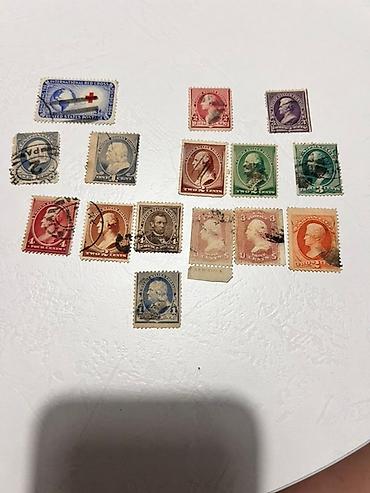 Марки: Предлагается коллекция из нескольких почтовых марок США разных — 1