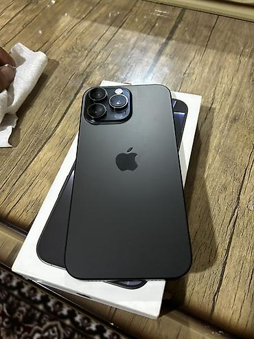 компьютеры новые: IPhone 16 Pro Max, Б/у, 256 ГБ, Черный, Коробка, 93 % — 1
