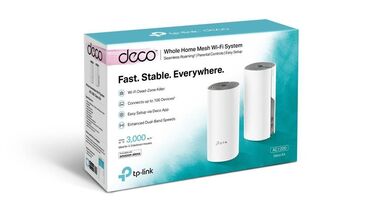 telefonsuz wifi cekdirmek: TP-Link - Deco E4 (2-paket) ( AC1200 Bütün Ev Mesh Wi-Fi Qurğu ) WiFi