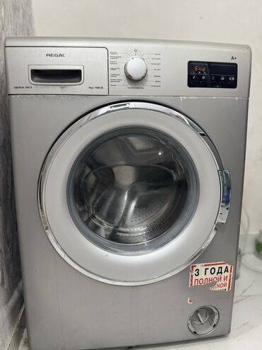Kondisionerlər: Paltaryuyan maşın Regal, 9 kq, Avtomat, Qurutmasız, Kredit yoxdur